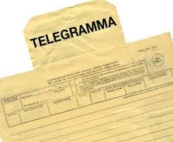 Il trasferimento può essere comunicato con un telegramma.