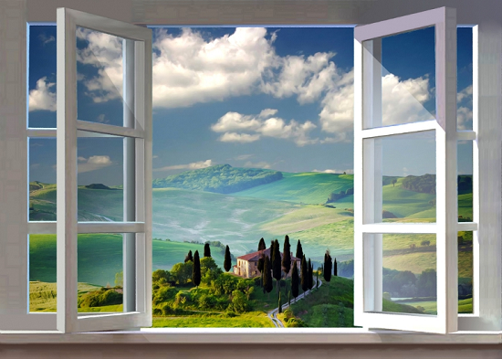 La finestra può essere una luce o una veduta.