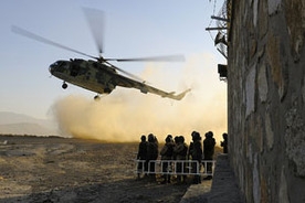 Afghan helicopter-maintenance staff start training under NATO...