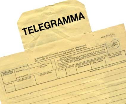 Invia un telegramma alla controparte con l'intento di evitare...